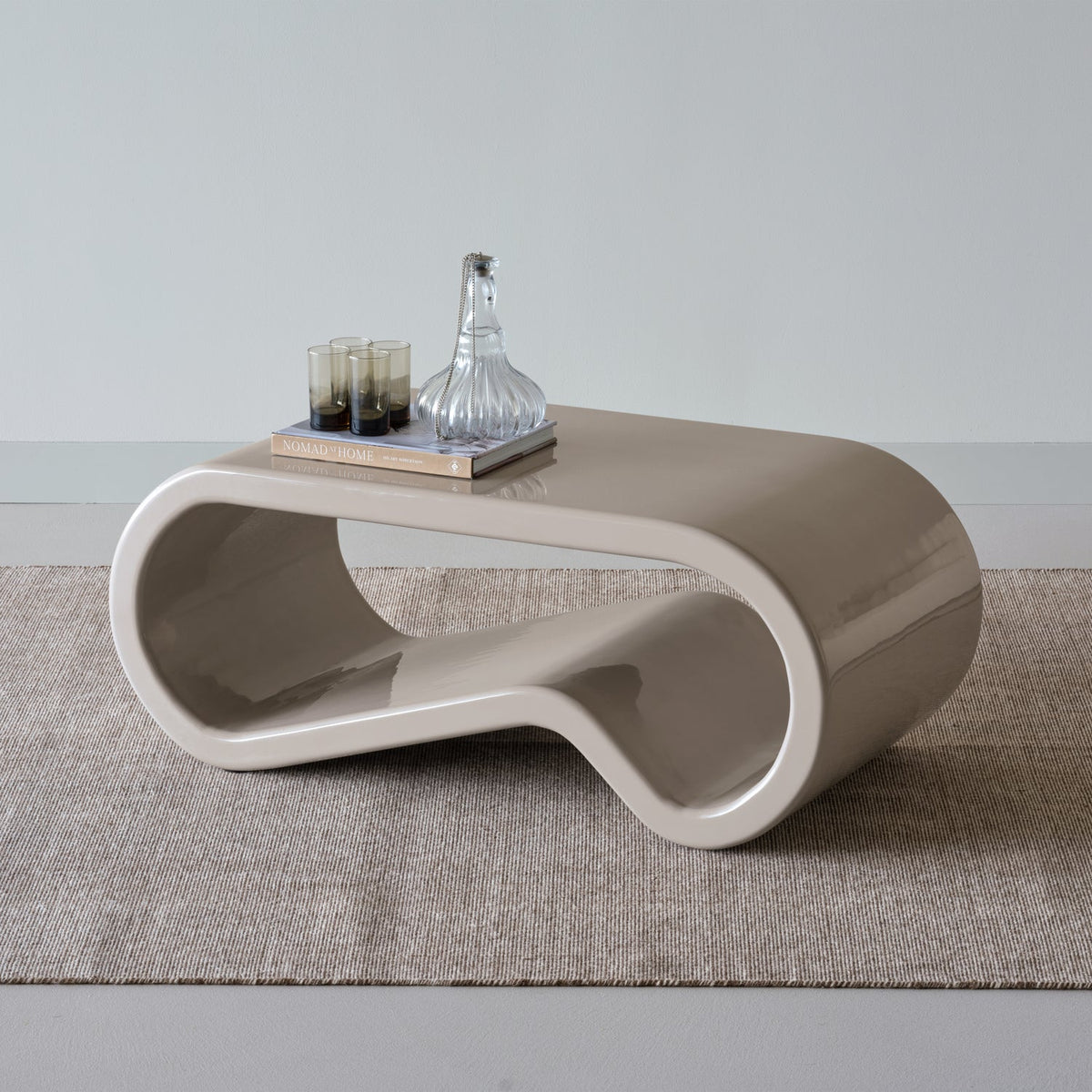 WOOOD Moss salontafel hout hoogglans Zand