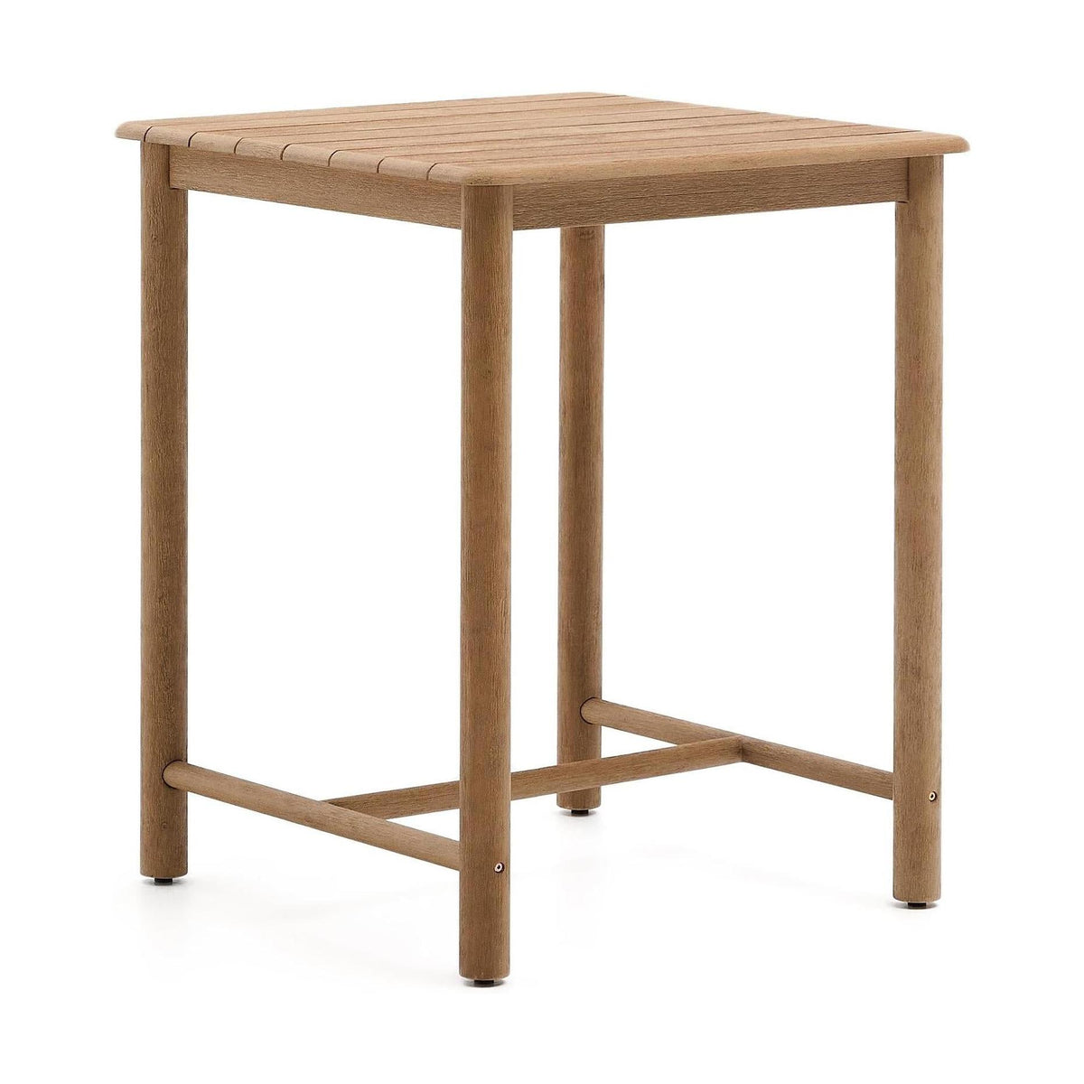 Kave Home Sori eettafel vierkant Ø78 cm Bruin