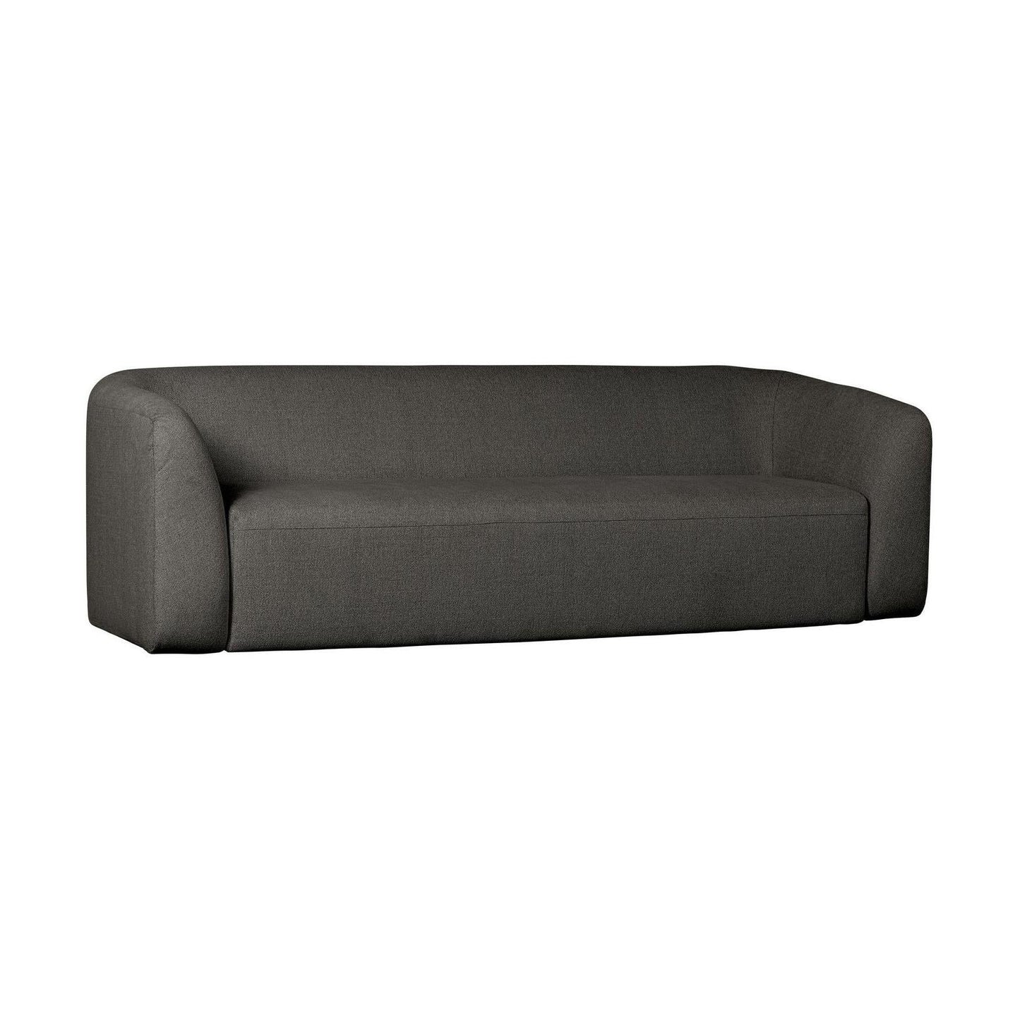 WOOOD Sloping 3-zits bank Grijs/Zwart Melange