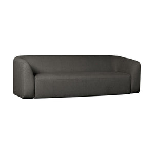 WOOOD Sloping 3-zits bank Grijs/Zwart Melange