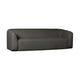 WOOOD Sloping 3-zits bank Grijs/Zwart Melange