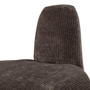 WOOOD Mojo Base eetbank hoek rond rugleuning rib Bruin