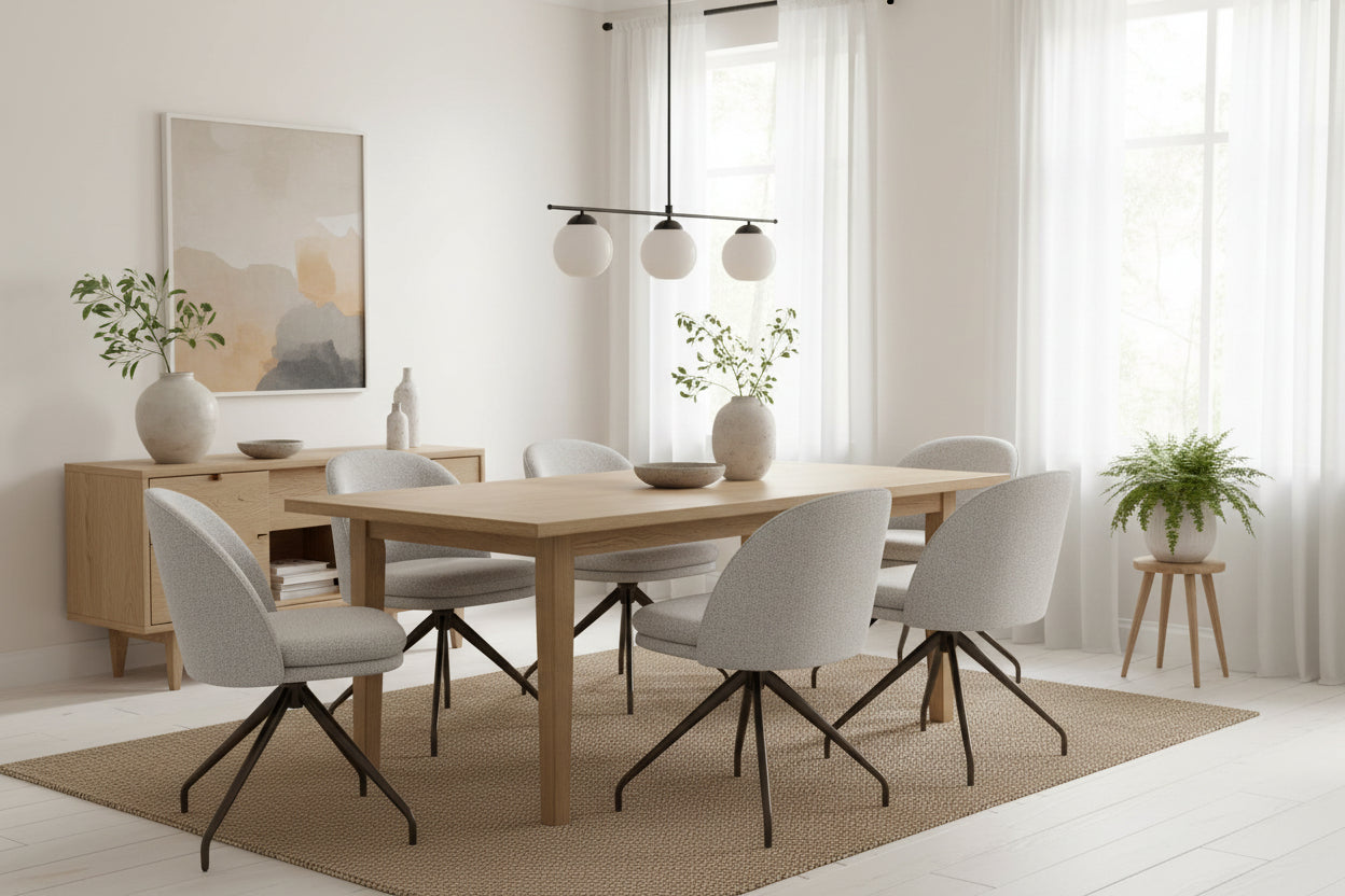 HelloChair HC20 Xess eetkamerstoel Milan Leaf spinpoot anodic brown