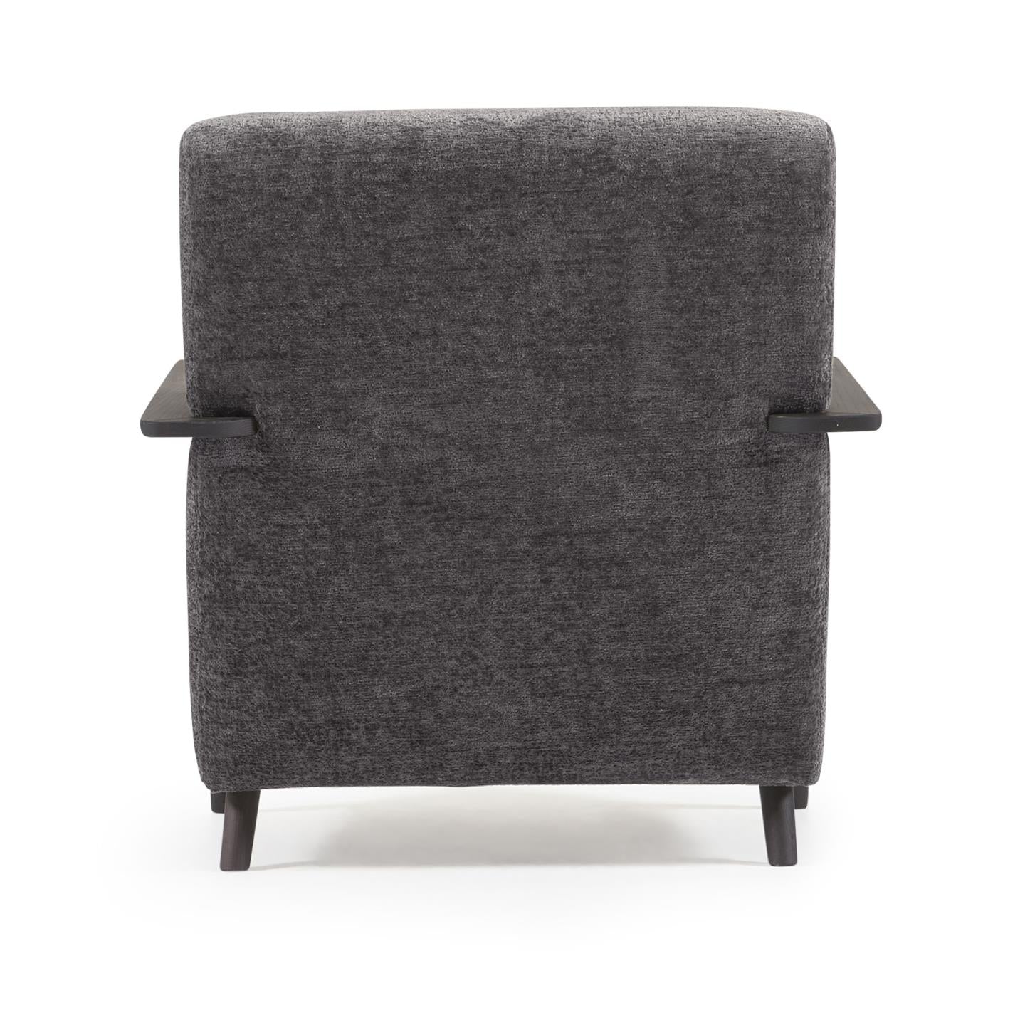Kave Home Meghan fauteuil Grey zwart