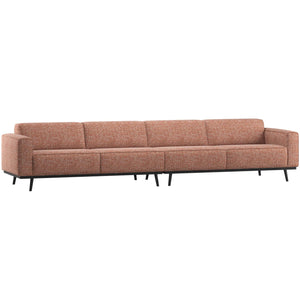 WOOOD Statement XL 4-zits bank 372 cm Terra Melange