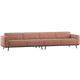 WOOOD Statement XL 4-zits bank 372 cm Terra Melange