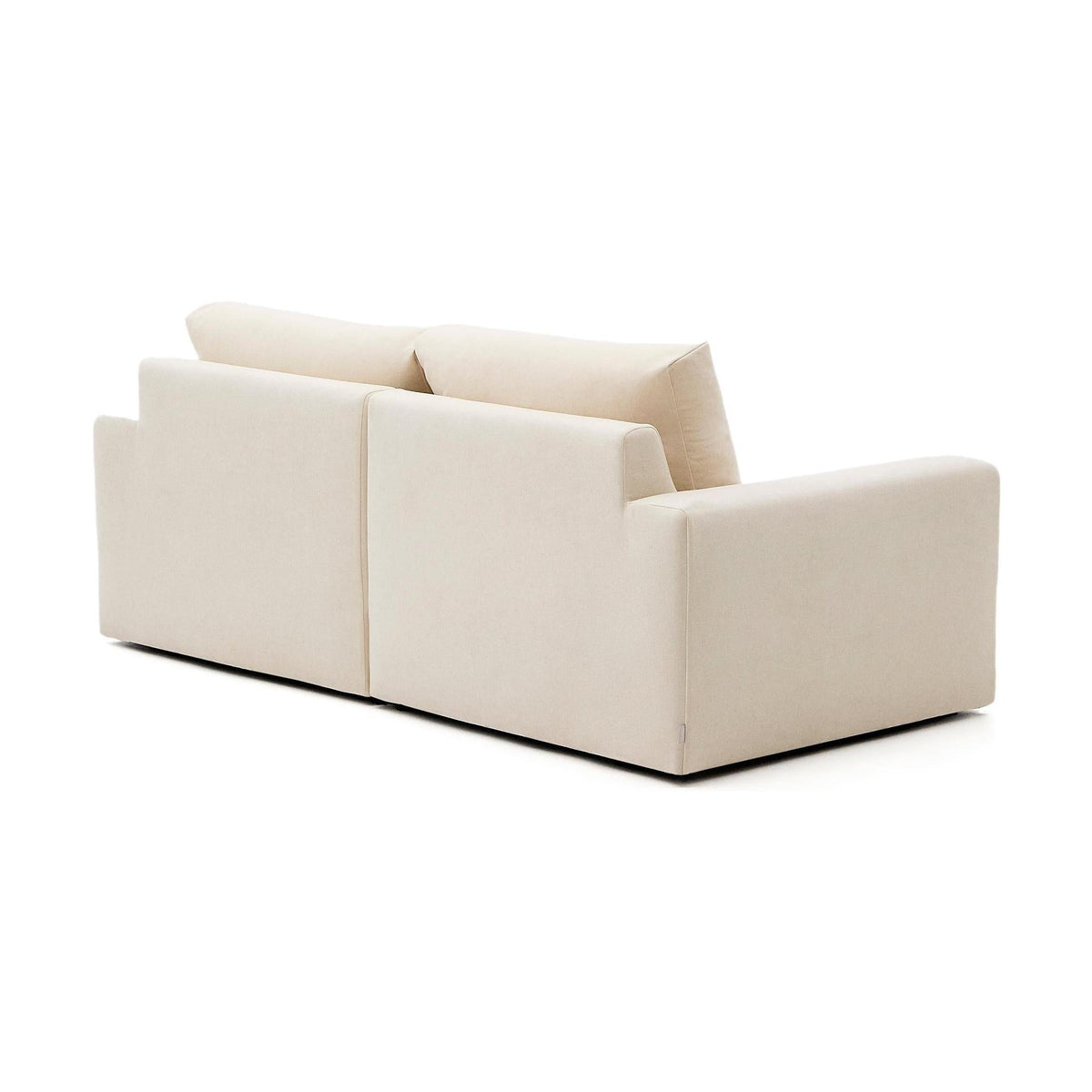 Kave Home Alea 3-zitsbank met chaise longue rechts Ecru
