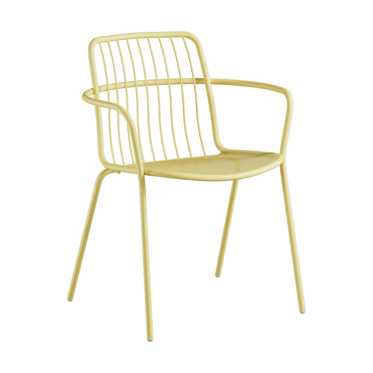 EMU Alisea tuinstoel met arm Vanilla Yellow