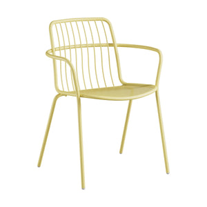 EMU Alisea tuinstoel met arm Vanilla Yellow