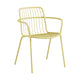 EMU Alisea tuinstoel met arm Vanilla Yellow