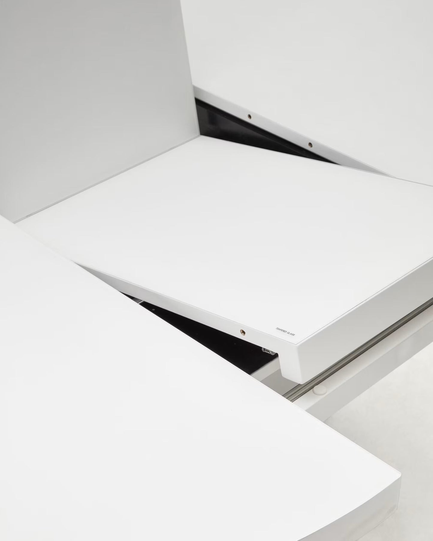 Kave Home Vashti eettafel uitschuifbaar Ø120(160) cm Wit