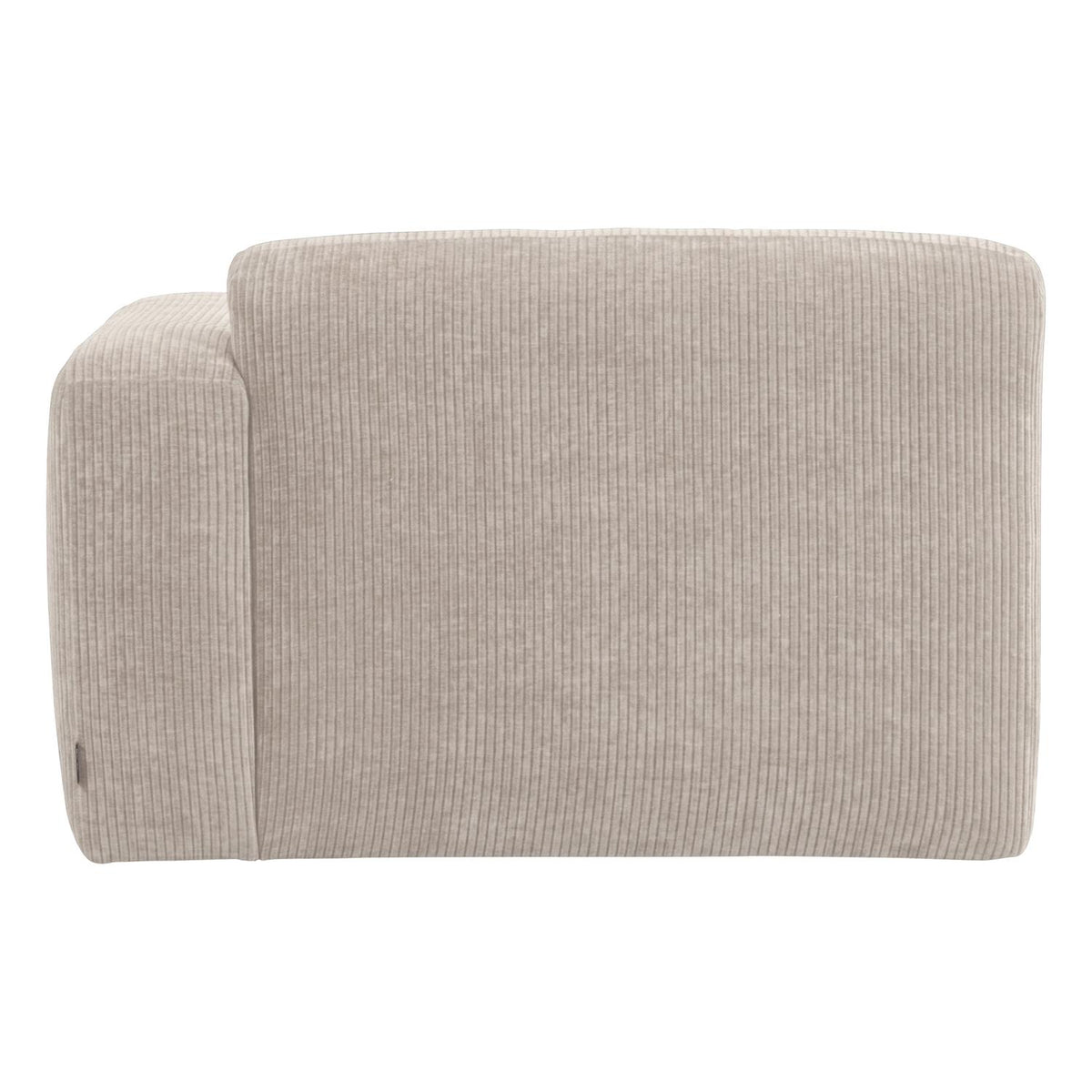WOOOD Mojo Base chaise longue bank arm rechts rib Ecru