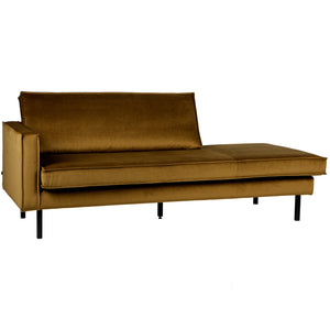 WOOOD Rodeo daybed links velvet Honinggeel