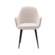 HelloChair HC29 Mijs eetkamerstoel Sneak Linen vierpoot zwart