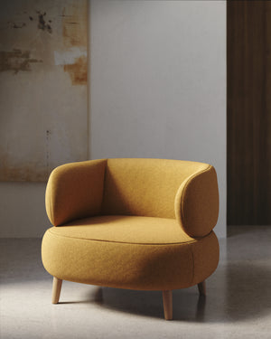 Kave Home Luisa fauteuil Mustard