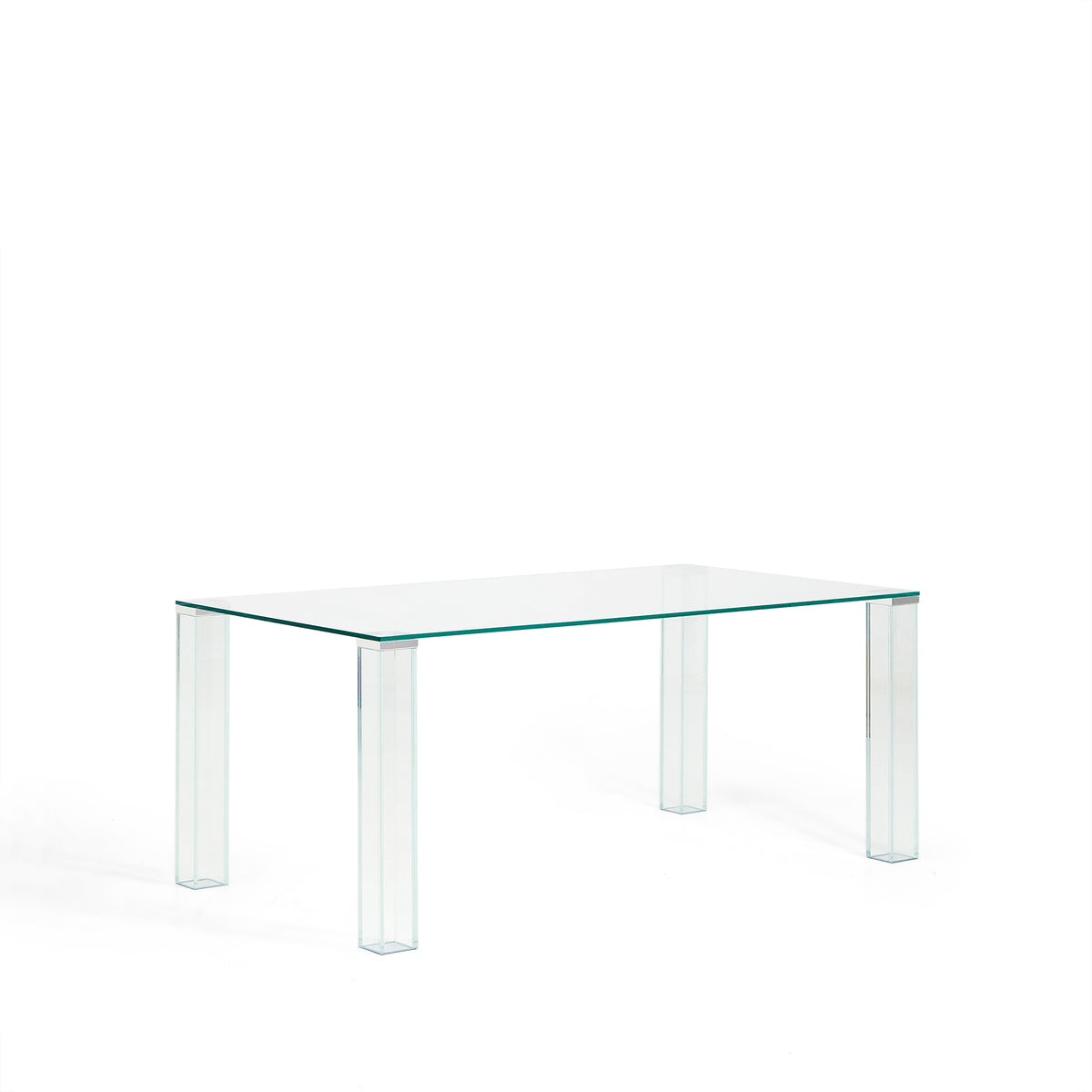 Kave Home Adularia eettafel 165x90 Transparant