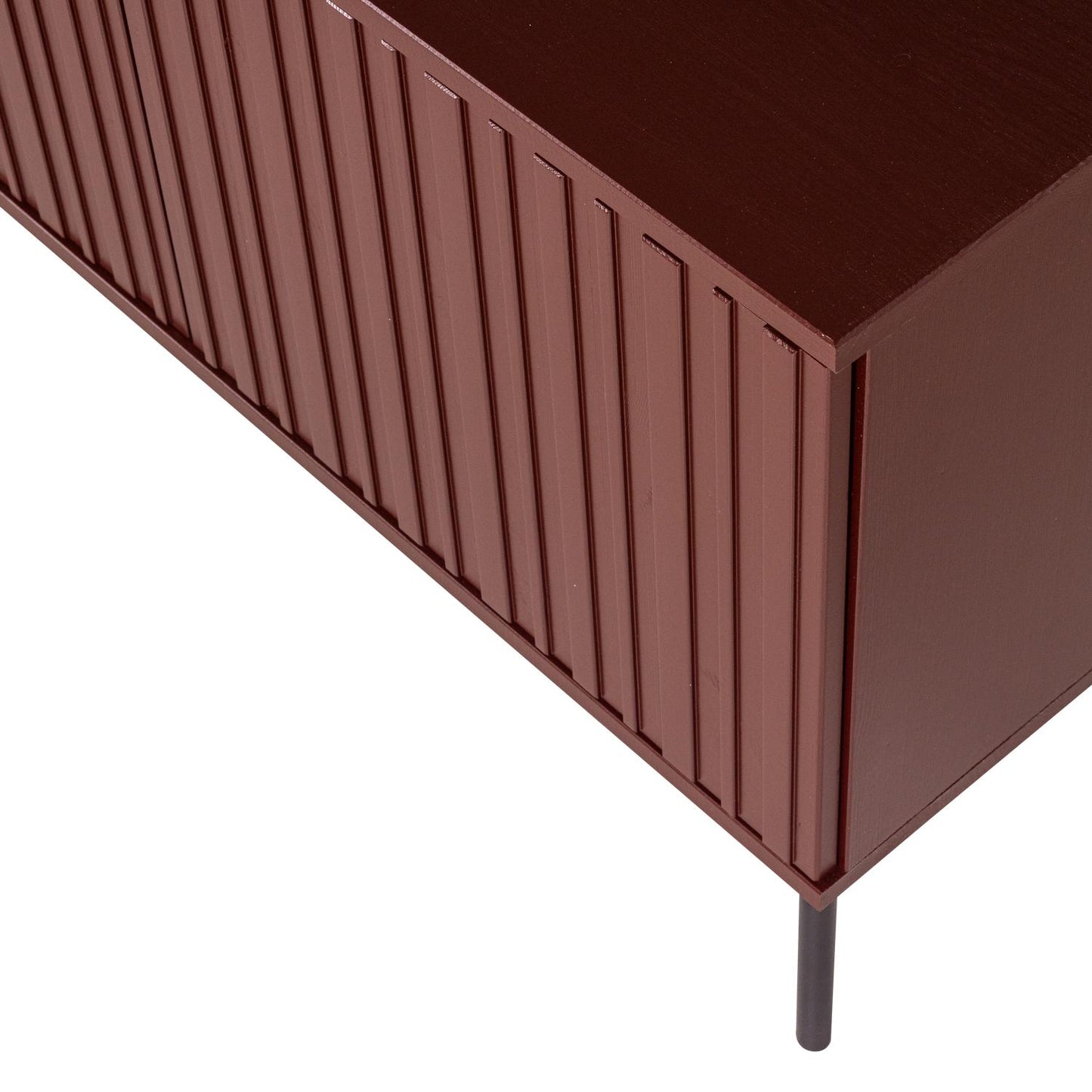 WOOOD New Gravure tv-meubel 150 cm Bordeauxrood