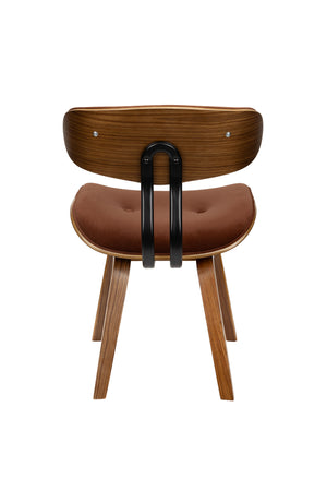 Dutchbone Blackwood eetkamerstoel Walnut/Brown