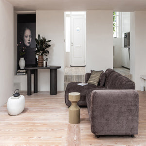 WOOOD Maan bureau Donkerbruin