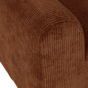 WOOOD Mojo Base eetkamerbank 164 cm rib Roestbruin