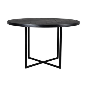 Dutchbone Class eettafel rond Ø120 cm Zwart