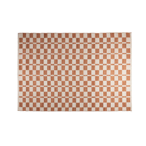 Zuiver Checker vloerkleed 230x160 cm Terra