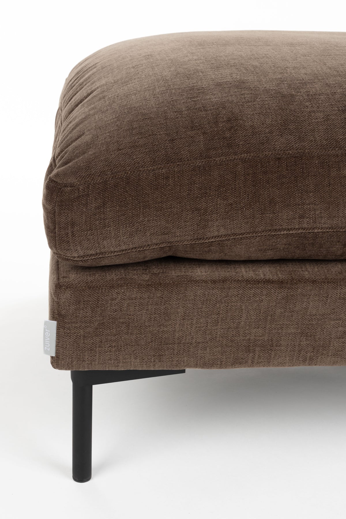 Zuiver Summer hocker Donkerbruin