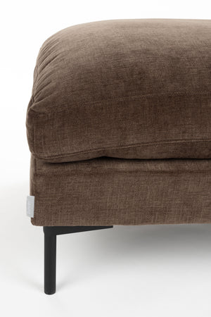 Zuiver Summer hocker Donkerbruin