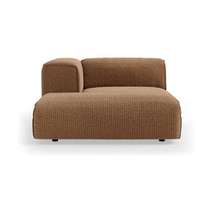 HKliving Flake bank left divan Corduroy Velvet Aged Gold