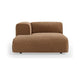 HKliving Flake bank left divan Corduroy Velvet Aged Gold