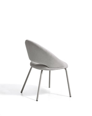 Kave Home Bonali eetkamerstoel chenille Grey