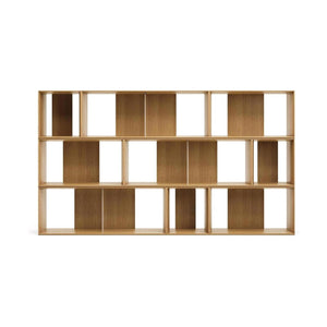 Kave Home Litto kast 9 modulaire planken eiken
