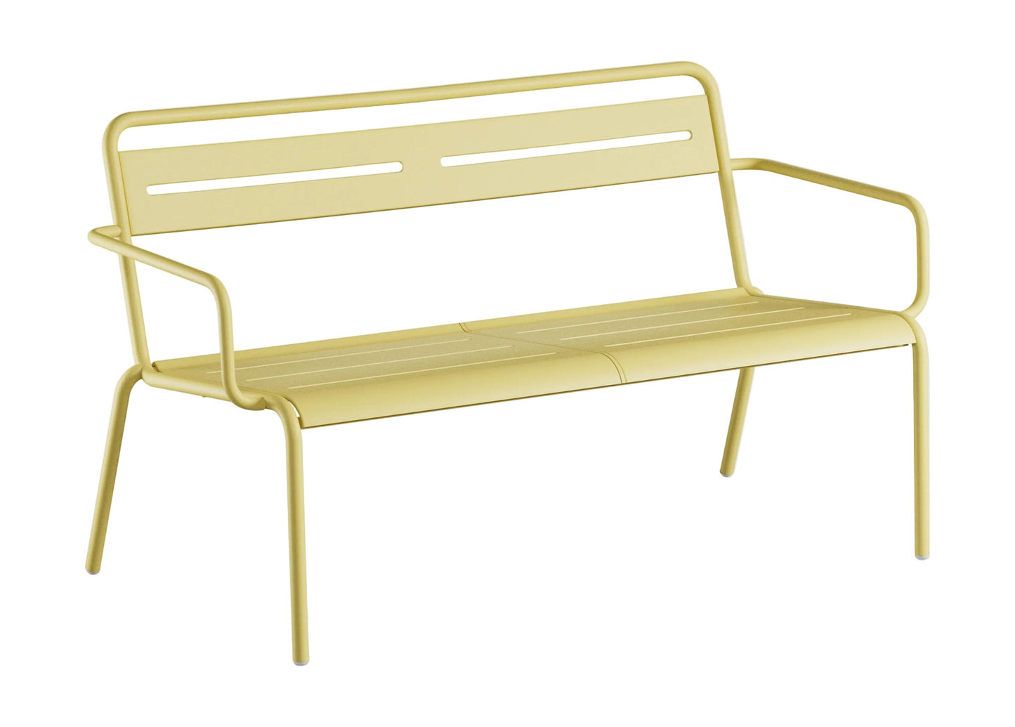 EMU Star tuinbank met arm Vanilla Yellow