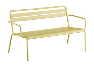 EMU Star tuinbank met arm Vanilla Yellow