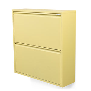 Spinder Design Billy 2 schoenenkast Butter Yellow