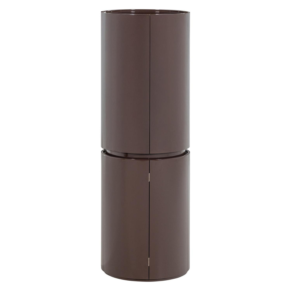 WOOOD Sera kast rond Ø45x135 cm Donkerbruin