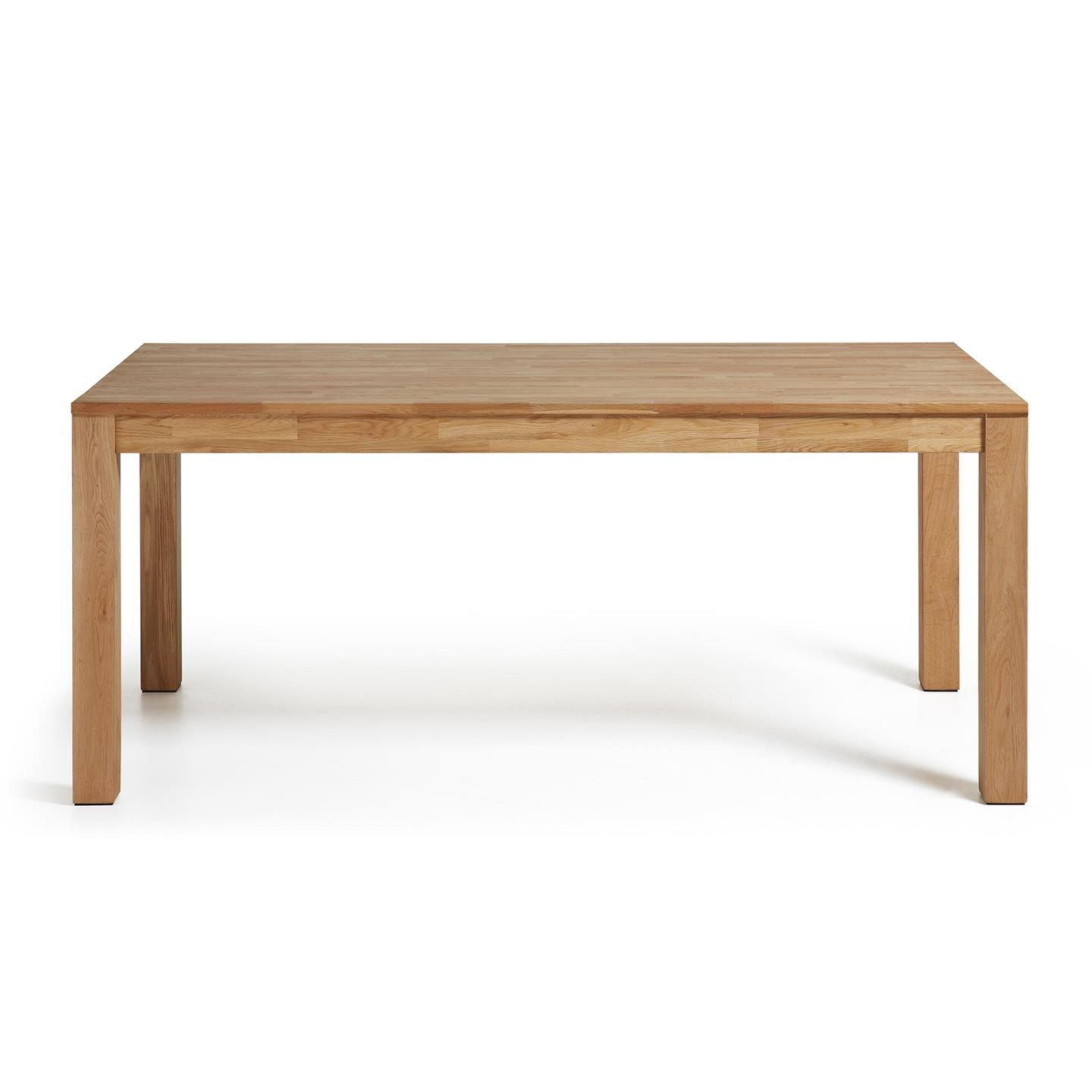 Kave Home Isbel eettafel uitschuifbaar rechthoek 140x90 cm Natural