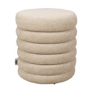 Dutchbone Fern poef beige