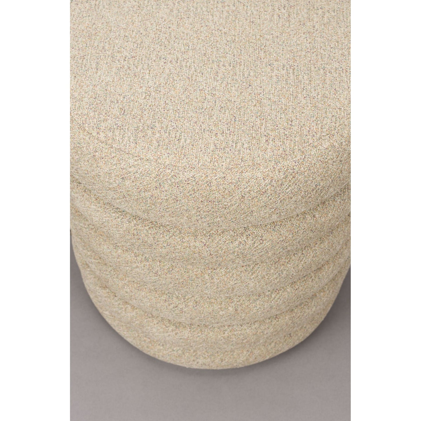 Dutchbone Fern poef beige