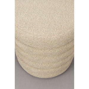 Dutchbone Fern poef beige