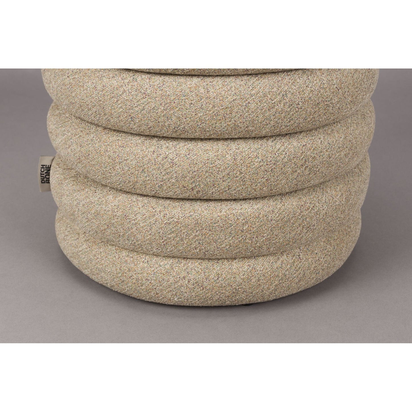 Dutchbone Fern poef beige