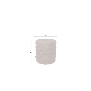 Dutchbone Fern poef beige