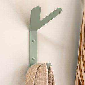 Spinder Design Frondo Hook wandhaak Dusty Green