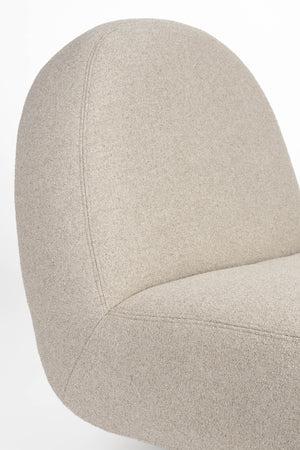 Zuiver Eden fauteuil Cappuccino