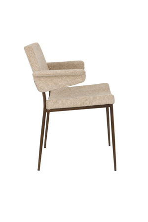 Dutchbone Portland eetkamerstoel Beige