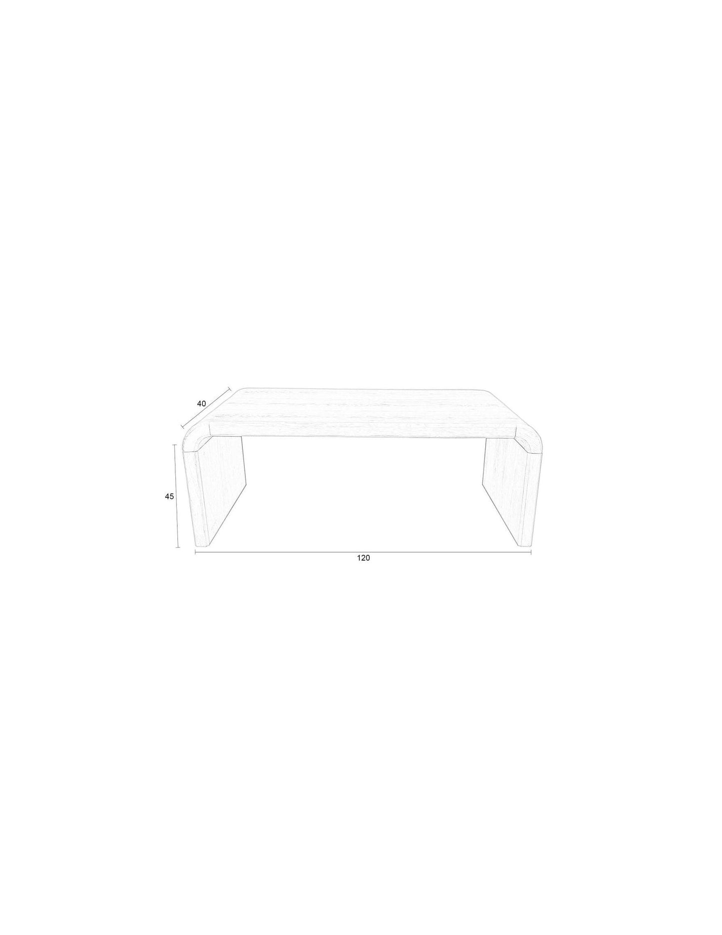 Zuiver Brave salontafel