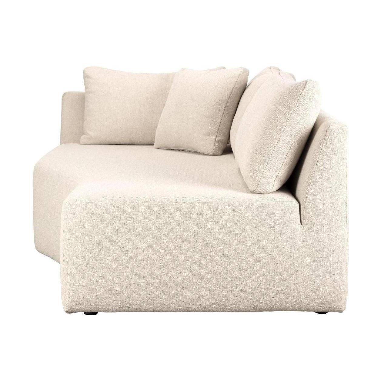 Zuiver Prosper module chaise longue rechts Sand
