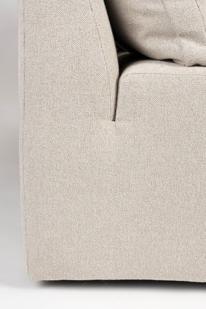 Zuiver Prosper module chaise longue links Sand