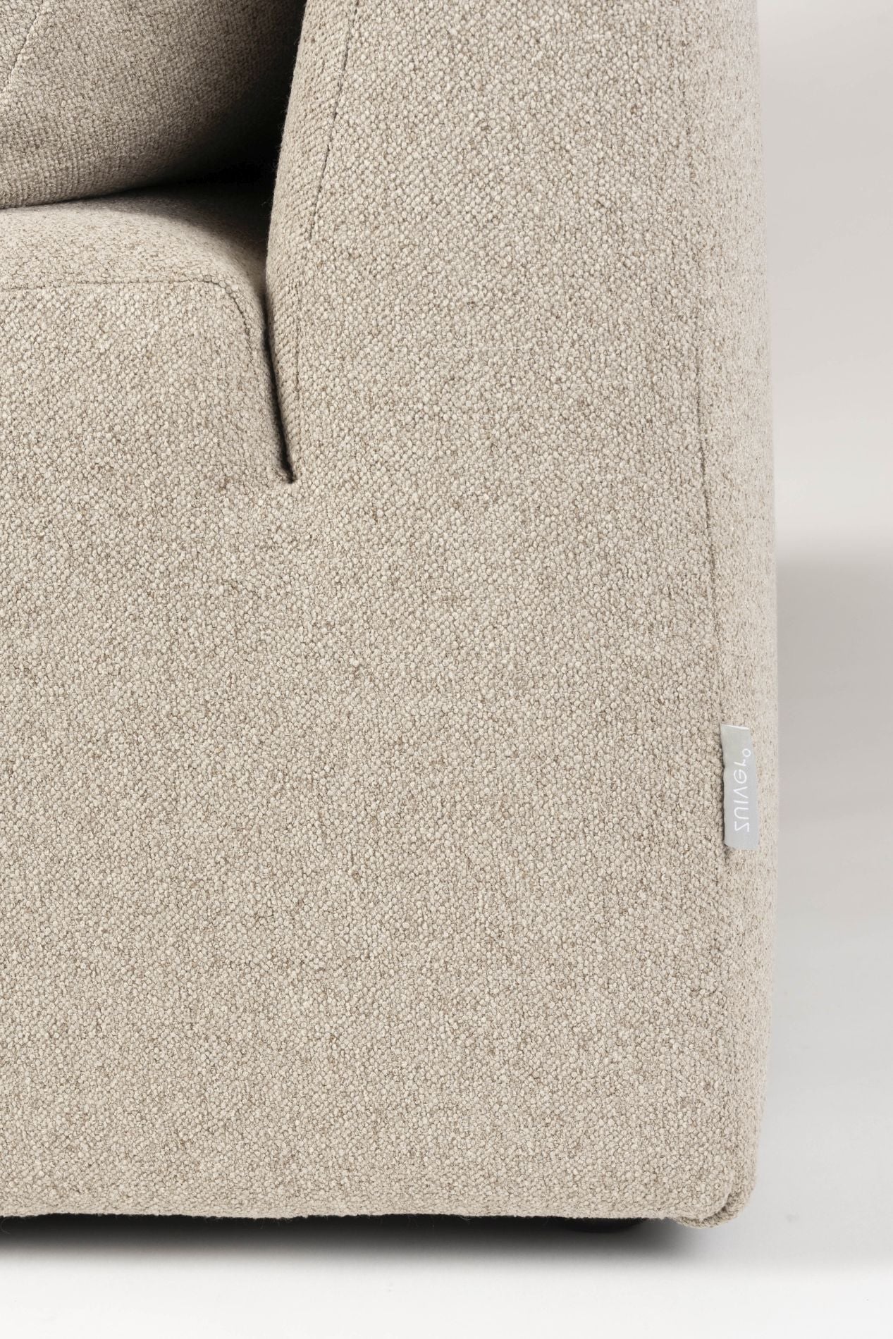 Zuiver Prosper module chaise longue rechts Cappuccino
