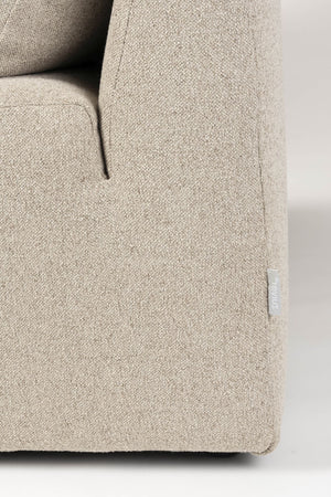 Zuiver Prosper module chaise longue rechts Cappuccino